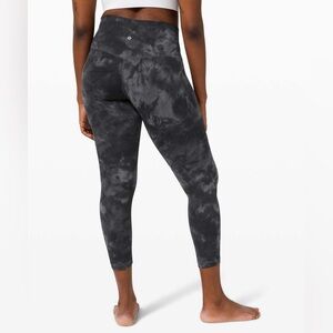 lululemon athletica Black Tie-Dye Leggings